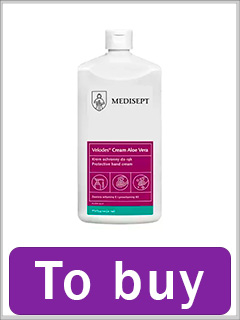 Medisept VELODES Aloe Vera moisturizing hand cream